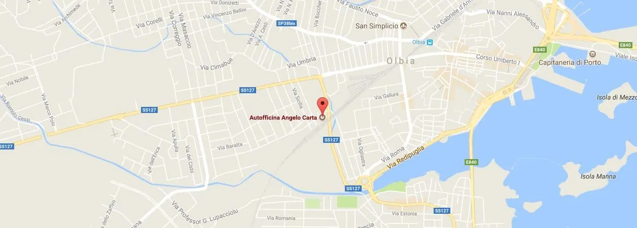 Auto officina Carta Indirizzo