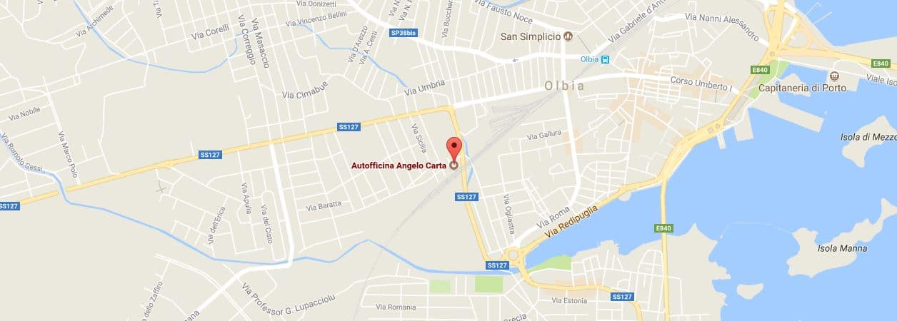 Auto officina Carta Indirizzo